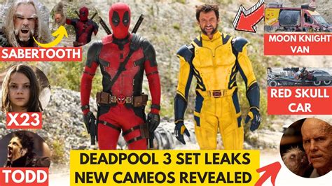 deadpool 3 leaks|Deadpool 3 set photos reveal massive spoilers and Easter eggs